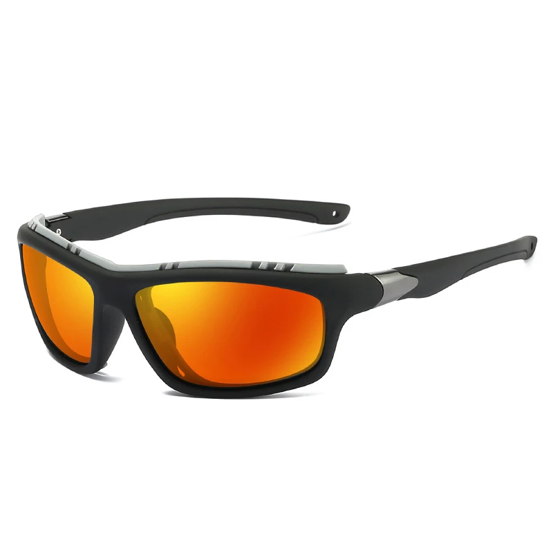 Men's Cycling Glasses Outdoor Sports Bicycle Polarized Lens Sunglasses Men Women MTB Mountain Bike Goggles Mirror UV400 5327 - Цвет: red