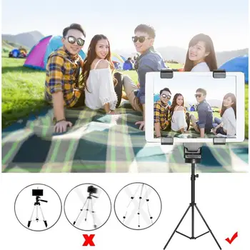 

Mobile PhoneTripod Fill Light Bracket for Live Broadcast Photography Camera Universal Portable Fill-in Light Lamp Tripod Bracket