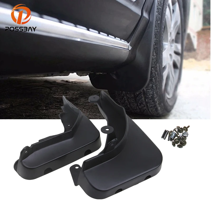 POSSBAY Car Mud Flaps Splash Guard Mudguard Fender External Decoration for Mercedes-Benz E-Class (W212) Sedan 2013-2016 Facelift |
