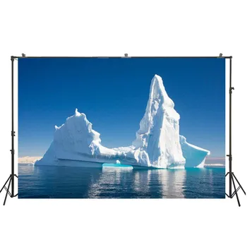 

HuaYi wonderful iceberg decoration blue sky background photography for natural scene photoshoot backdrops D-8808