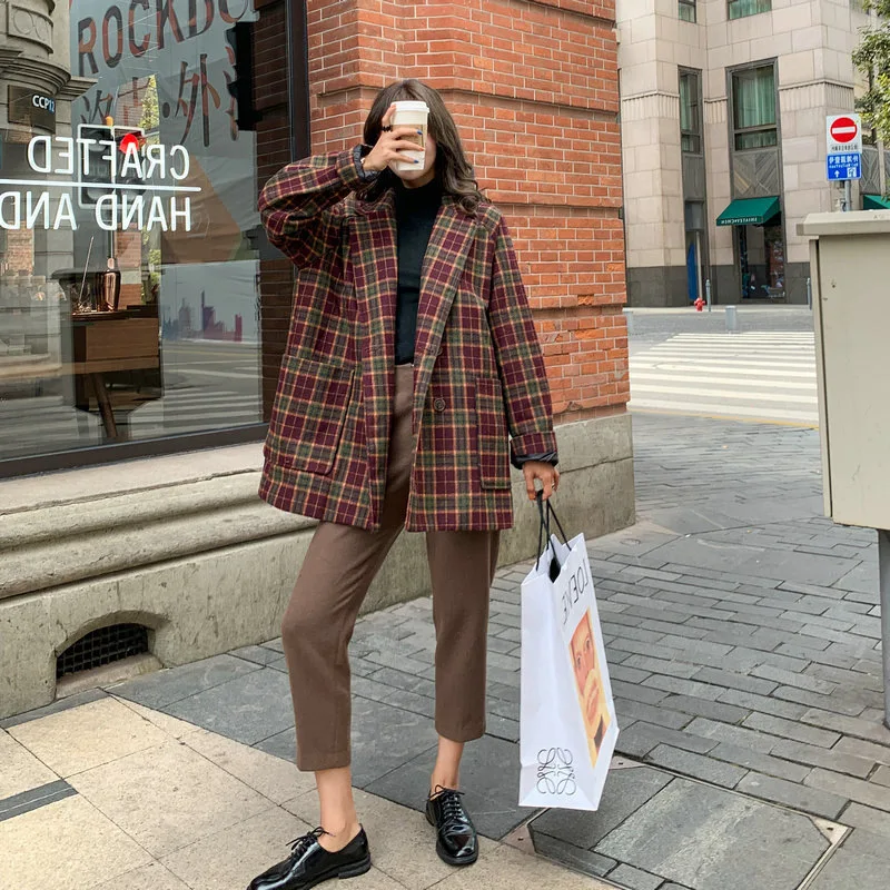 Manteau Lange Veste Femme Hiver Vadim Abrigo Casaca Mujer Zaful Vrouwen Jassen Winter Wol Vrouw Cape Womens Plaid Jas Kawaii YL277 Manteau Lange Veste Femme Hiver Vadim Abrigo Casaca Mujer Zaful Vrouwen Jassen Winter Wol Vrouw Cape Womens Plaid Jas Kawaii YL277