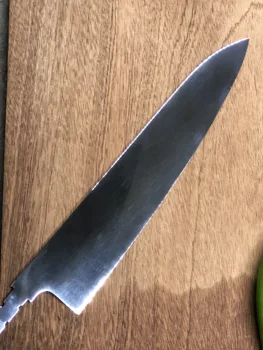 

High carbon steel Damascus pattern hunting knives DIY blade billet blank Sharp Fixed blade camping survival knife parts