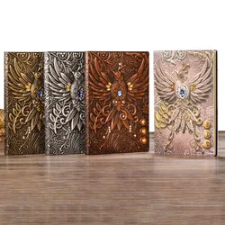 Journal de campagne avec couverture en cuir gaufré Cthulhu 3D, 200 Pages vierges, carnet A5, grand bloc notes RPG pour GM & Player 