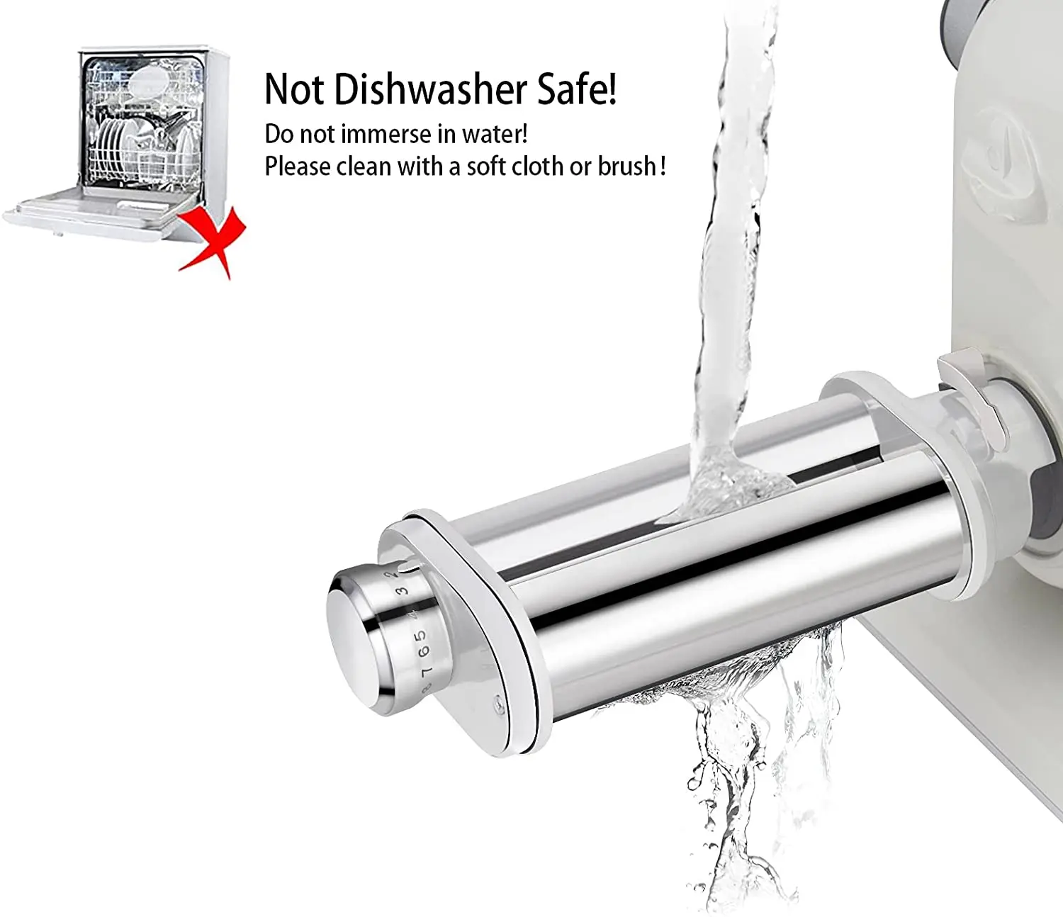 Attachment for Bosch Mum5 Mum4 Accessories, Pasta Roller Made of SUS304 Stainless Steel, Spaghetti Fettuccine, Compatible with Bosch Food Processors MUM5 MUM4 Attachment for Bosch Mum5 Mum4 Accessories, Pasta Roller Made of SUS304 Stainless Steel, Spaghetti Fettuccine, Compatible with Bosch Food Processors MUM5 MUM4