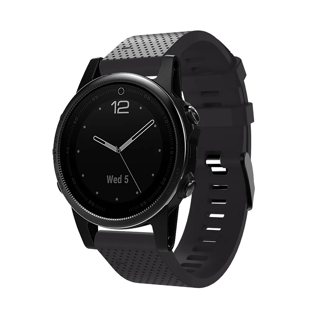 Ouhaobin ремешок для наручных часов Garmin Fenix 5S/Fenix 5S плюс съемные ТПУ браслеты мягкий