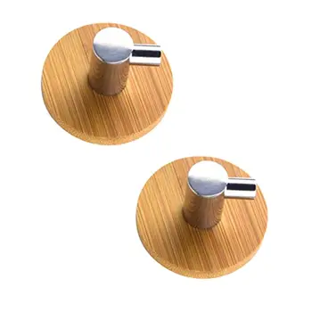 

Notchy Adhesive For Clothes Towel Holder For Home Kitchen Hooks Bambo Wall Hangers