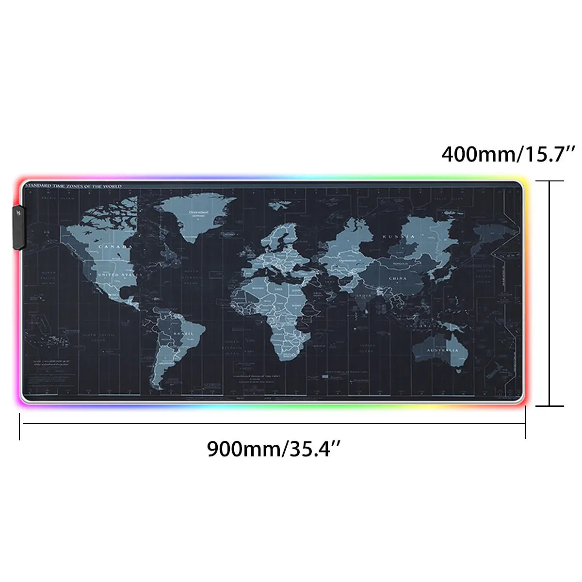 900x400x4mm RGB игровой коврик для мыши, большой геймерский компьютерный коврик для мыши, светодиодный Настольный коврик с клавиатурой для ПК, коврик для ноутбука, Настольный коврик - Цвет: 900x400x4mm