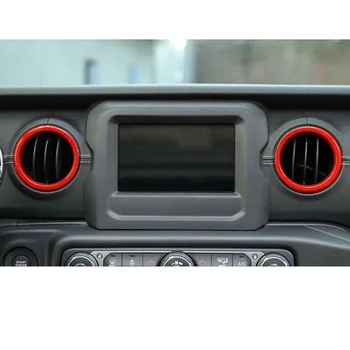 

Auto Air Vent Trim 4Pcs Plastic For Jeep Wrangler JL 2018-2019 Parts Set Car