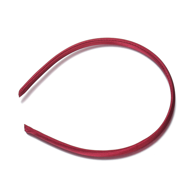 9mm Solid Satin Headband Base Hair Hoop Bands For DIY Kids Girls Hair Jewelry Making Bow Headwear Head Hoop Accessories