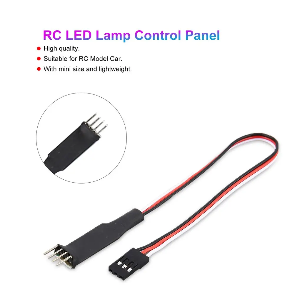 

LED Lamp Light Control Switch Panel System Turn On/Off 3CH for RC Car Vehicle Model Toy Component Spare Parts Accessories