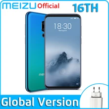 Meizu 16th 6 ГБ 64 ГБ 8 ГБ 128 ГБ, глобальная версия, мобильный телефон Snapdragon 845 Octa Core 16 Ом смартфон в-Экран, определение отпечатка пальца
