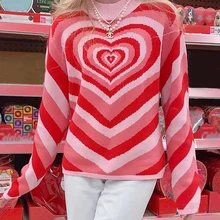 Heart printed sweater Clearance