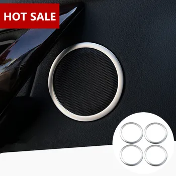 

For BMW 3 Series F30 F31 F34 Inner Car Door Speaker Cover Trim 2013-2018 4pcs