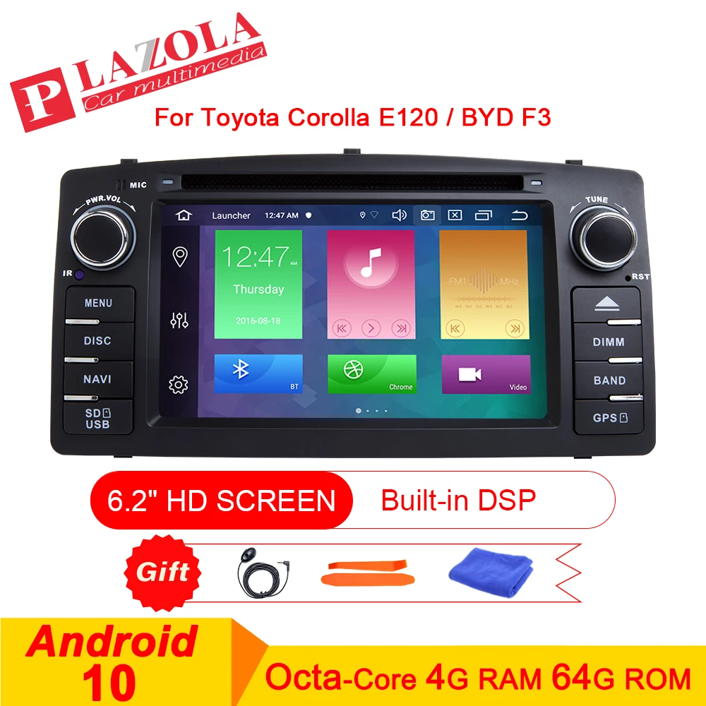 Autoradio 2din Android 10 Car Multimedia Stereo Radio Player Gps