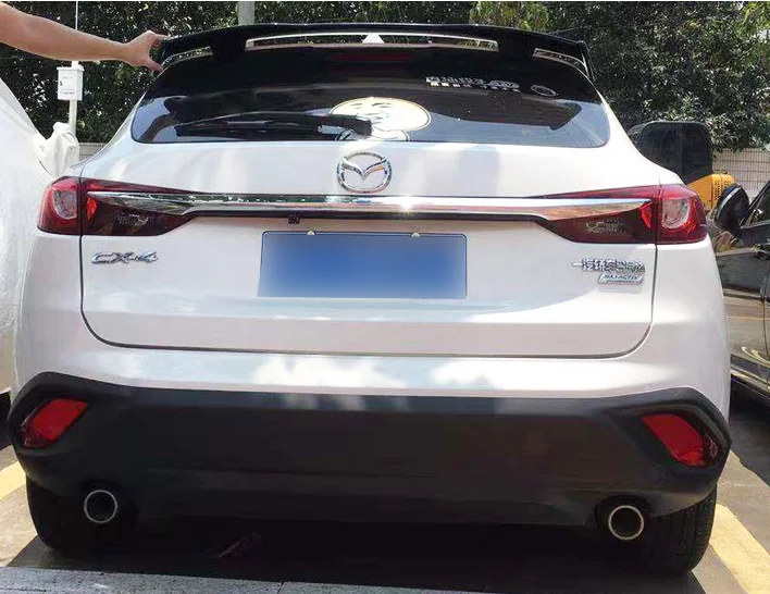 Для Mazda CX-4 спойлер mazda 3 axela хэтчбек CX-5 задний Багажник крыло автомобиля хвост крыло ABS пластик краска ing цвет