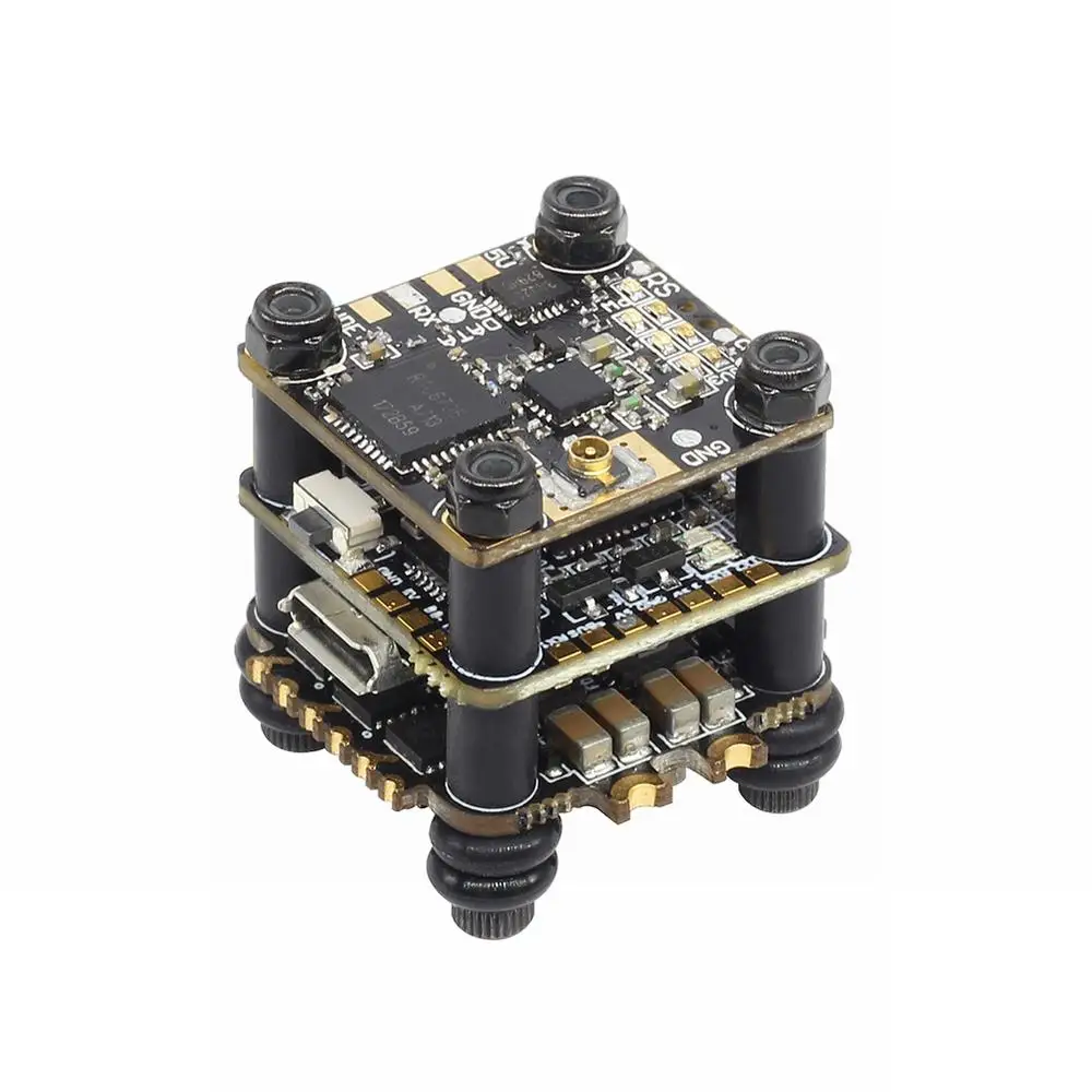 HGLRC FD413-VTX стек в сочетании с 16x16 2-4S F411 Полетный контроллер FD Micro VTX и FD13A BLS 4в1 ESC для гоночного дрона FPV