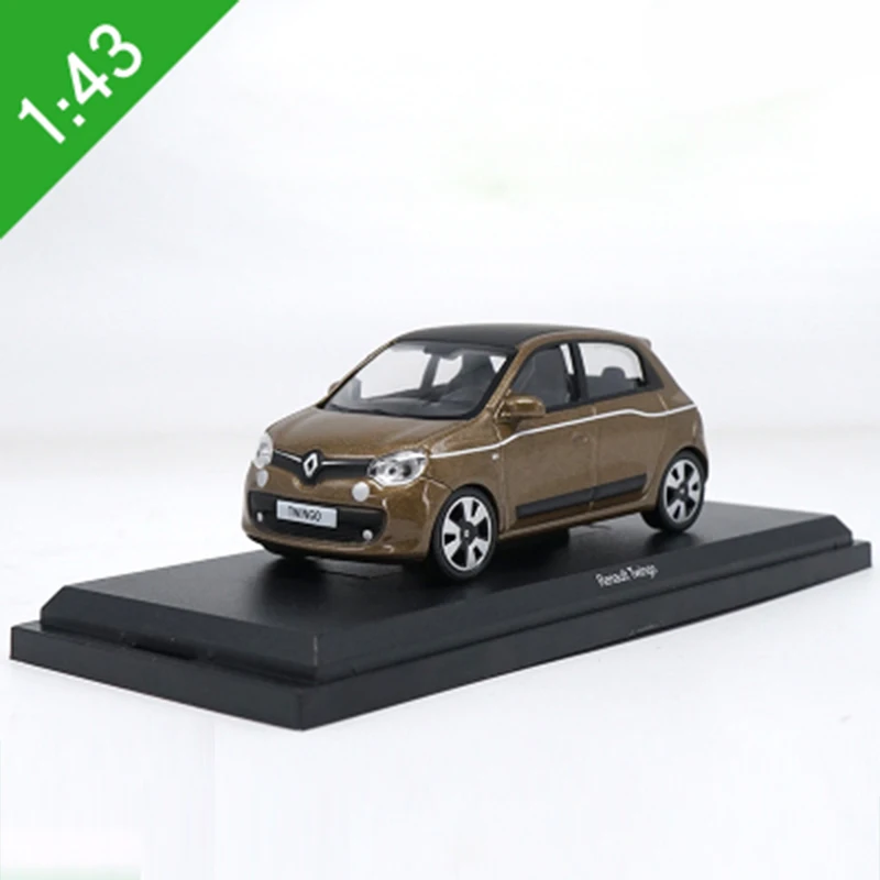 1:43 Renault Twingo литье под давлением Модель автомобиля игрушки Металлическая Модель автомобиля оригинальная коробка - Цвет: Brown