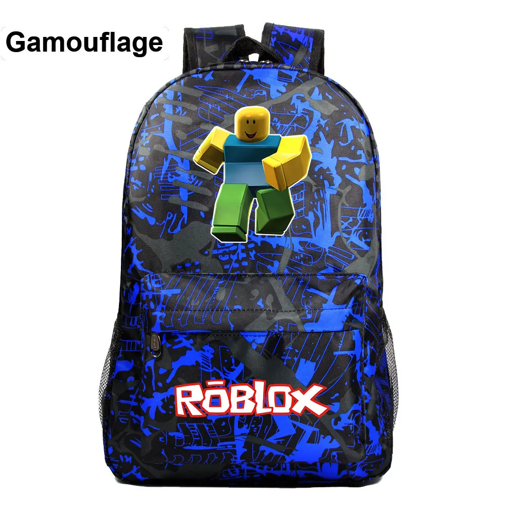 Лидер продаж! Мужской рюкзак ROBLOX вместительный водонепроницаемый дорожный для