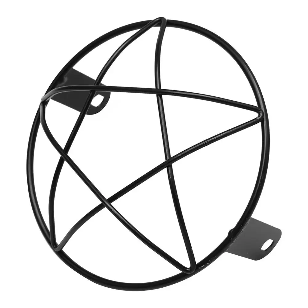 

7" Universal Cafe Racer Motorcycle Headlight Grill Cover Side Mount Headlight Bracket Cover Motorcycle External Light Lampshade