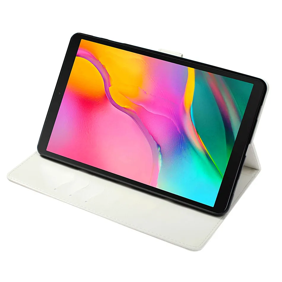Милый кожаный чехол для samsung Galaxy Tab A T510 T515 10," чехол для планшета samsung Tab A 10,1 SM-T510 SM-T515 чехол+ подарок