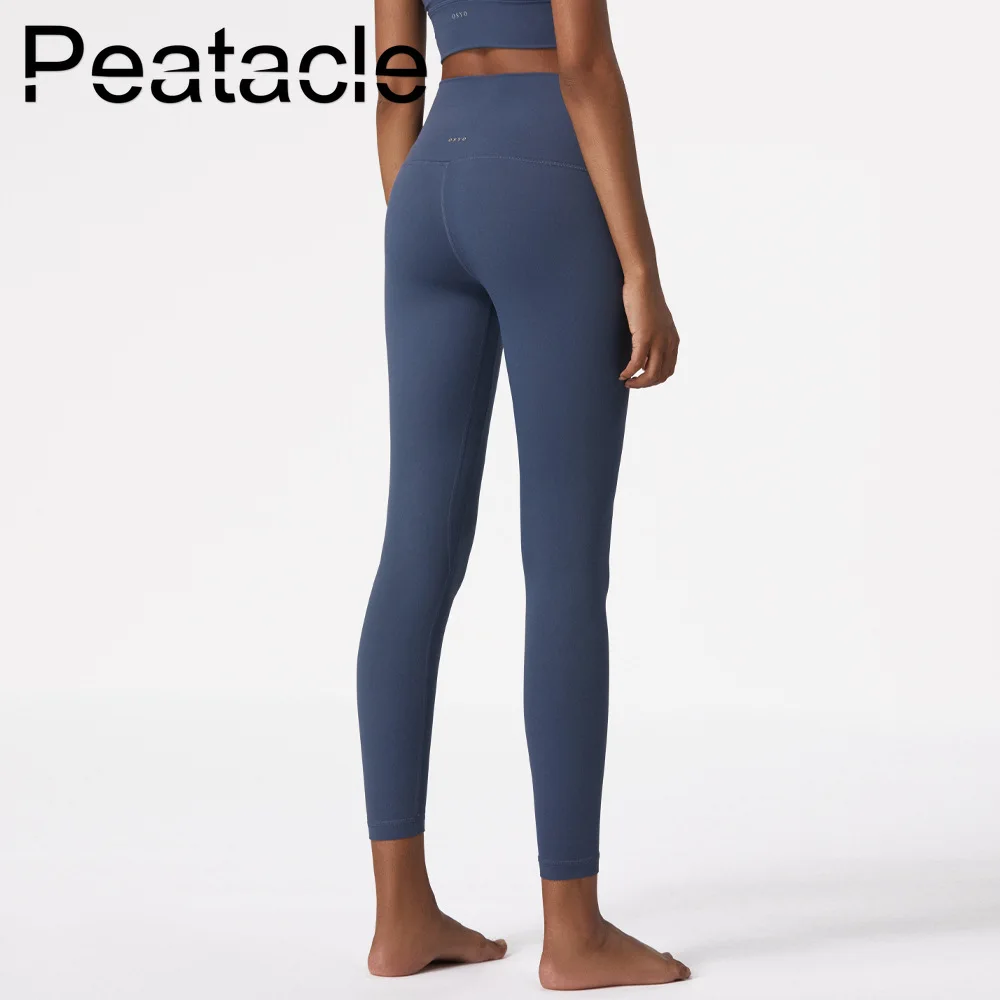 Peatacle штаны для йоги с карманами, женские леггинсы, высокая эластичность, для тренировок, тренажерного зала, фитнеса, высокая талия, пуш-ап, Капри Lulu телесного цвета