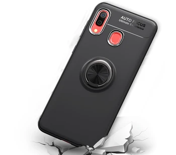 

Phone Case For Samsung Galaxy A10 A30 A20S A40 A50 A50S A30S A70 Shockproof Soft Silicone Magnetic Finger Ring Phone Back Cover