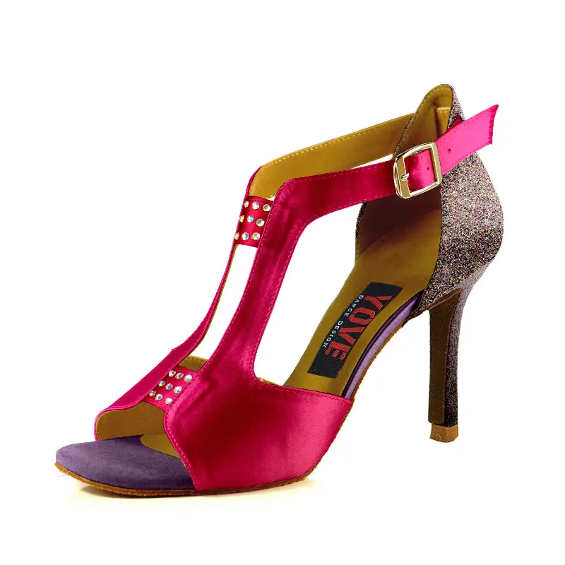 YOVE стиль w1709-3 танцевальная обувь для латиноамериканских танцев/Бачата/Сальса/кизомба Женская танцевальная обувь - Цвет: 5