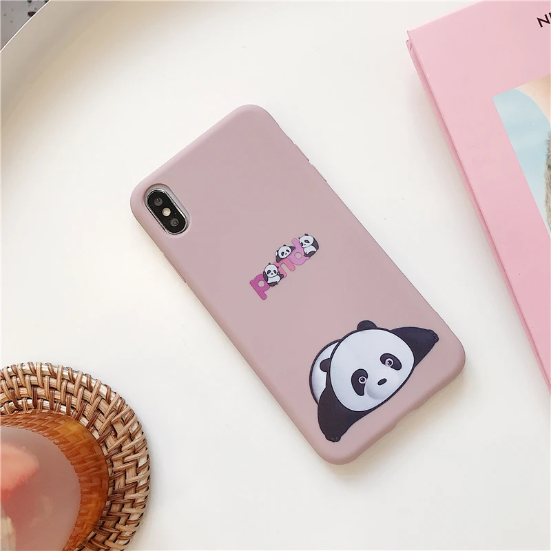Sleep Only Чехол-игрушка с милой пандой и медведем, мягкий чехол для huawei P20 P30 Lite P Smart Plus mate 20 Pro Nova 2S 3 3i 4 5 Honor 8X9X20 Play Coque - Цвет: Sleep Only