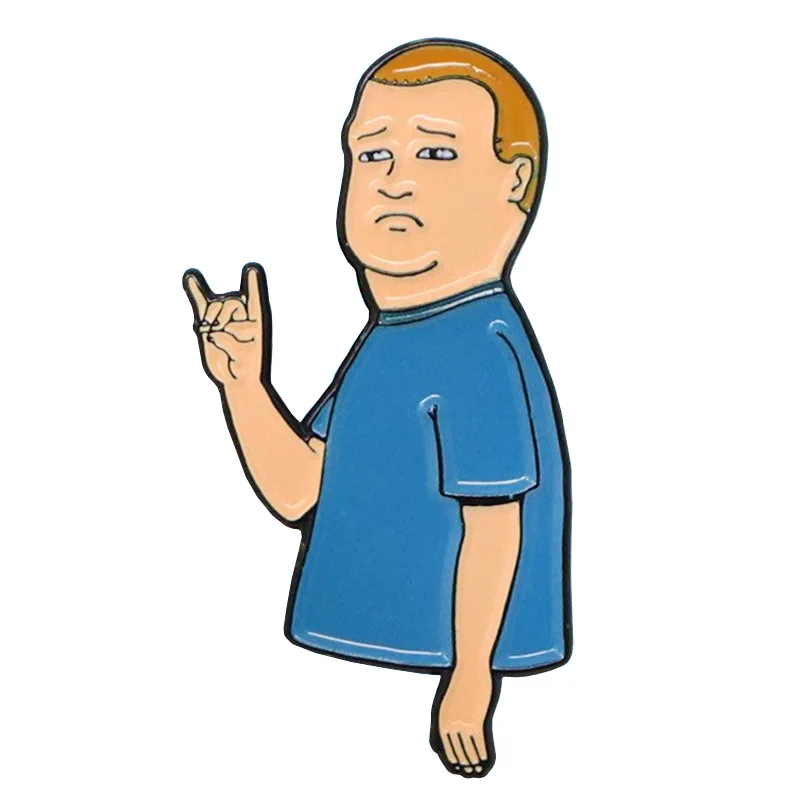 Bobby Hill Horns Enamel Pin