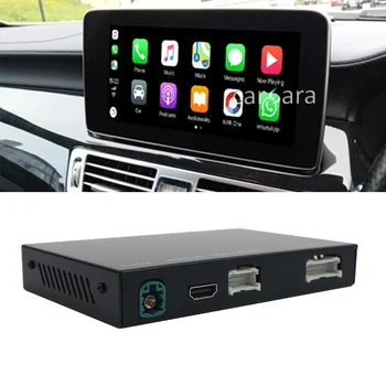 

Mercedes car radio wireless carplay module box for W176 W212 W204 W218 W246 W207 C207 C117 NTG4.5 4.7 android auto interface
