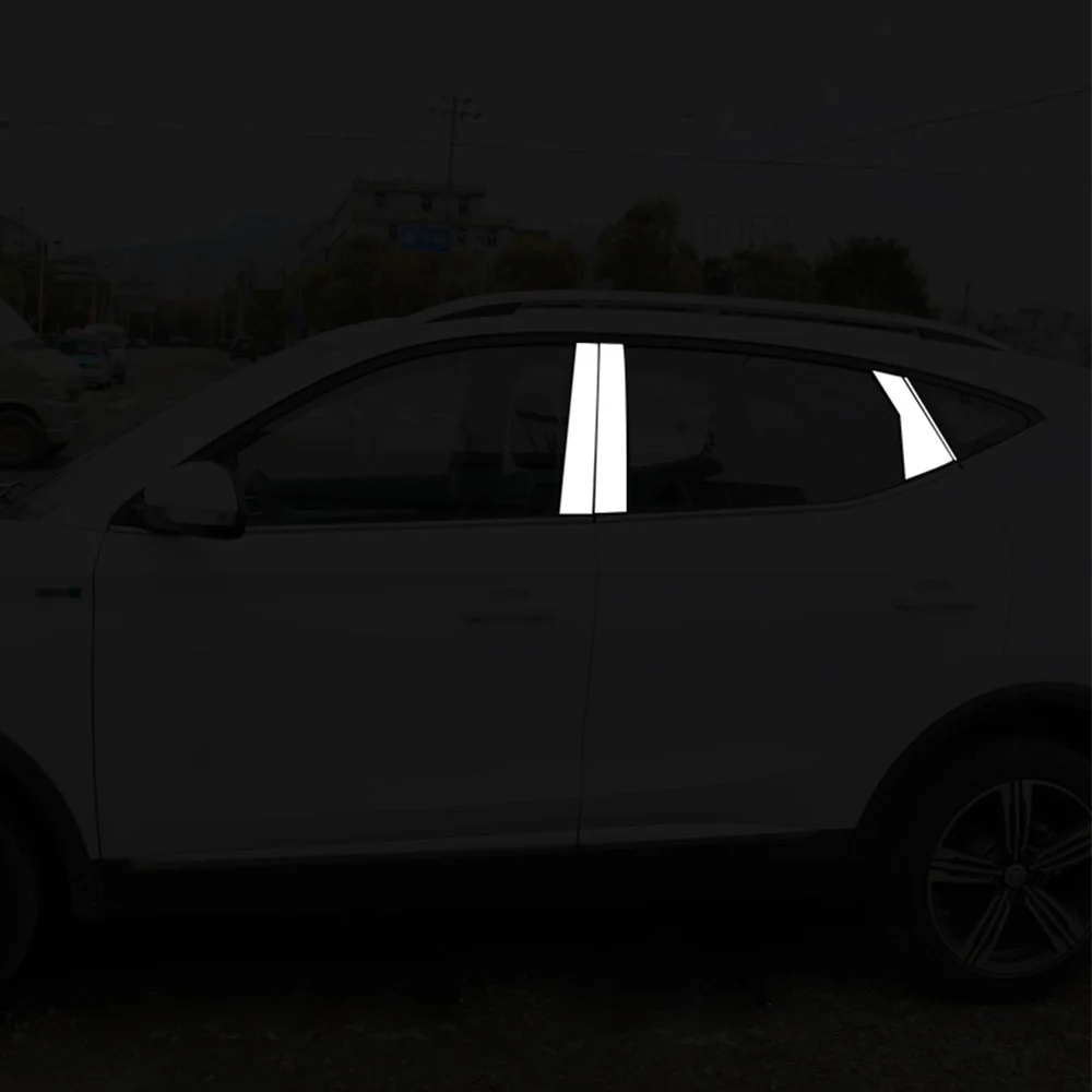 AITWATT для MG ZS нержавеющая сталь центр столбы окна столб покрытие автомобиля Стайлинг авто аксессуары планки 8 шт