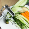 Éplucheur de fruits et légumes en acier inoxydable outils de coupe Julienne ► Photo 3/6