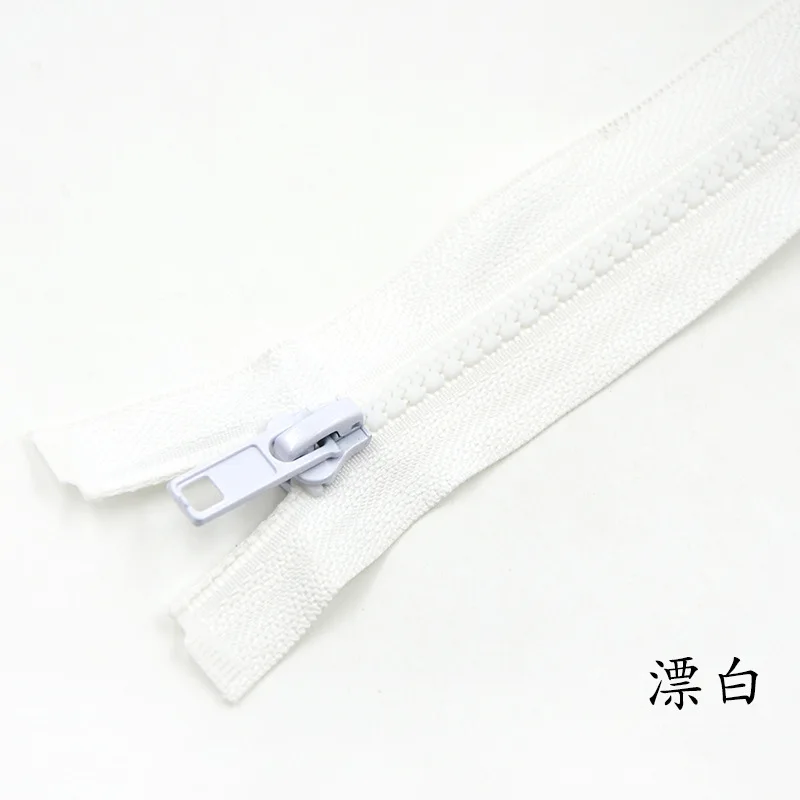 white 5 шт. Meetee 5# разъемная застежка-молния с открытым концом застежка-молния смолаы 40/60/70 см для DIY Швейные молния одежды длинное пальто пуховик ручной работы аксессуары A3-2 - Цвет: white