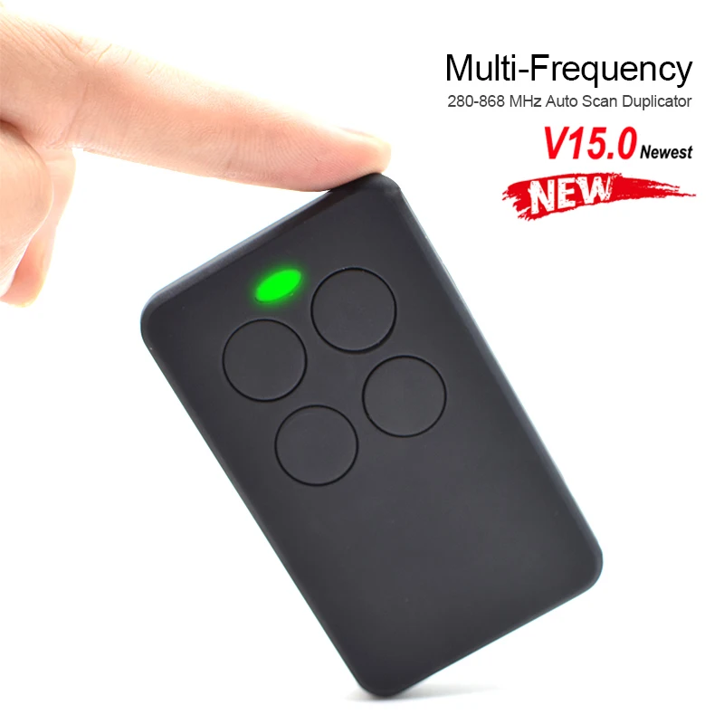 20pcs Garage Cloning Remote Control Gate Key Fob Opener 433MHz 287MHz 280-868MHz Exclusive sales of latest version V15.0 version