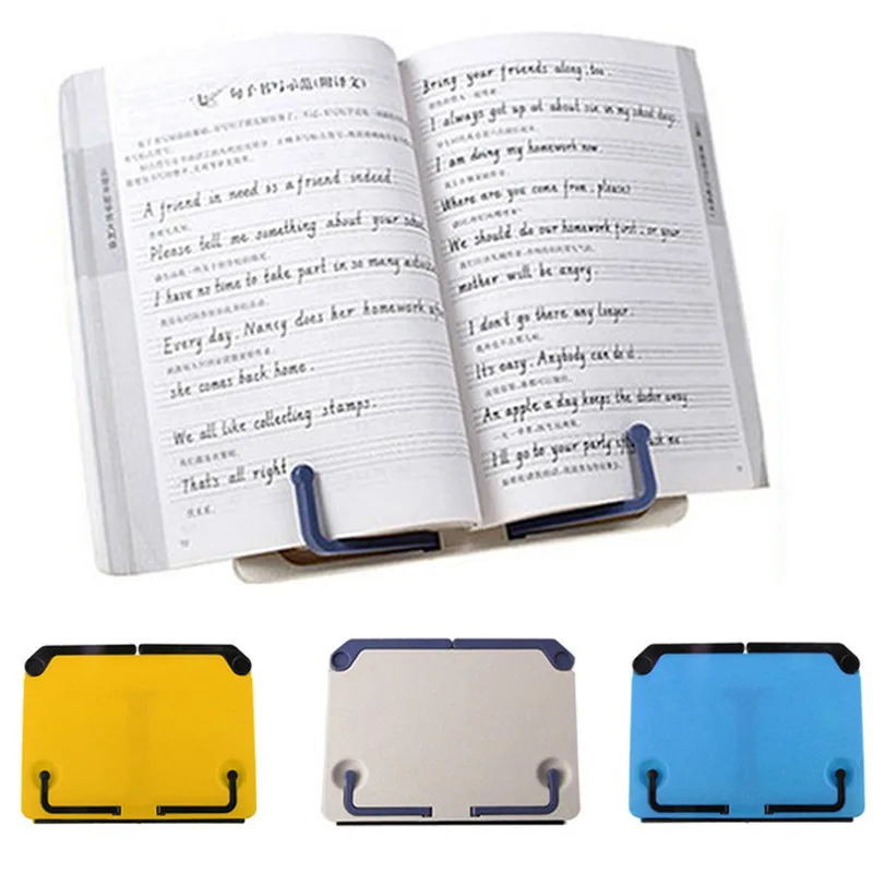 

Portable Bookend Stand Reading Book Stand Books Recipe Shelf Folding Holder Organizer For Music Score Tablet