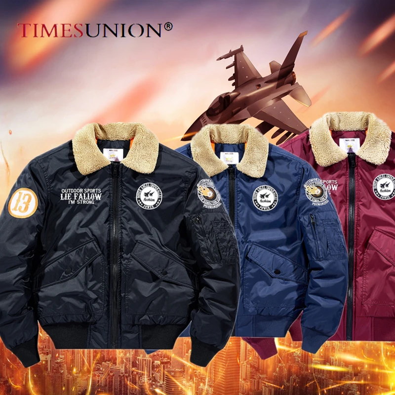 Зима Винтаж Топ Gun streetwear Хип Хоп Военные Пальто Одежда Письмо Человек Панк