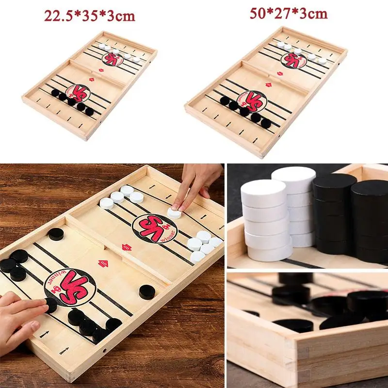 Juego de mesa de Hockey para adultos y niños, tirachinas de escritorio, juguetes ajedrez, juegos familiares de lucha