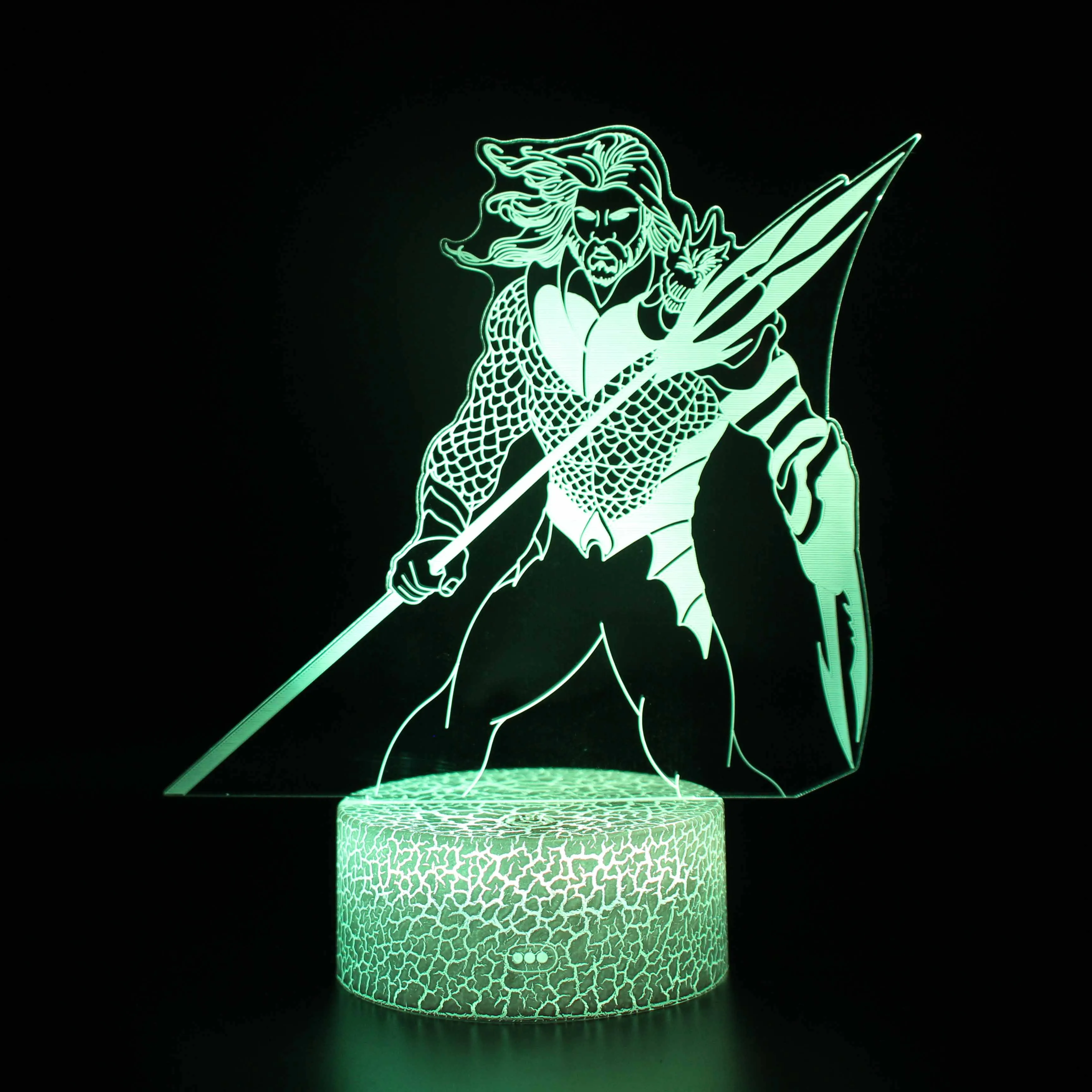 Светодиодный ночник, новинка, 3D лампа, милая игрушка, подарок, 7 цветов, абстрактная графика художника, мультяшная атмосферная лампа для детей, детская комната