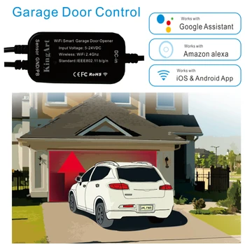 

Switch Electric Garage Door Controller wifi switch Smart Amazon Echo Voice Control Switch for ewelink tuya google home broadlink