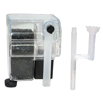 

Mini Aquarium Aquarium Waterfall Constant Current Water Filter External Oxygen Pump High Performance Biochemical Cotton Filter