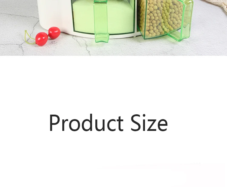 Multi-function Seasoning Box Home Cumin Yellow Bean Pepper Salt Kitchen Storage Box Multi-function Solid Seasoning Box Crocks