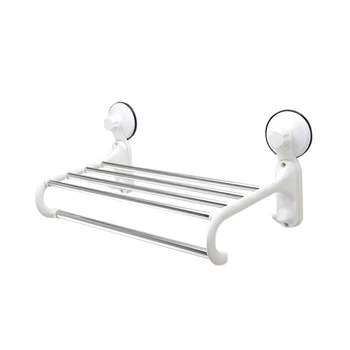 

Holder Towel Suction Cup Towel Rack Stainless Steel Bath Towel Rack 40cm Bathroom Kitchen Towel Polished Rack Holder Hardware