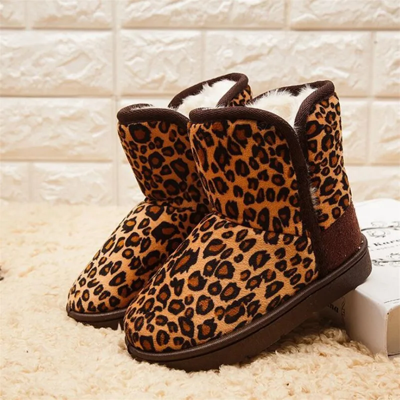 

Children Winter Boots For Baby Girls Snow Buckle Boots Kids Shoes Velvet 2019 Boy Shoes Warm Plush School Fashion Shoe