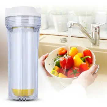

10in AS Transparent Filter Bottle 1/4in Interface Pp Cotton Reverse Osmosis Filter Housing for Water Purifier