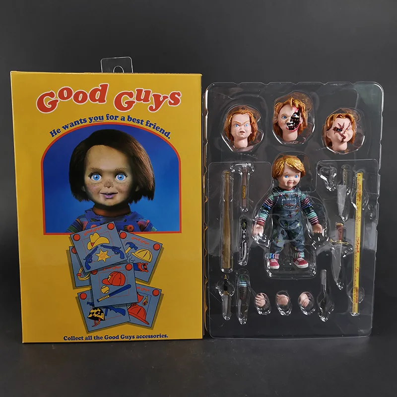 Ultimate Chucky 4" Action Figure IN STOCK NECA Childs Play Chucky 