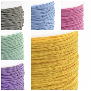 

Pandahall 120m/roll 0.8mm Polyester Cord Rope String Macrame Thread for Jewelry Making DIY Bracelet Necklace Accessories Finding