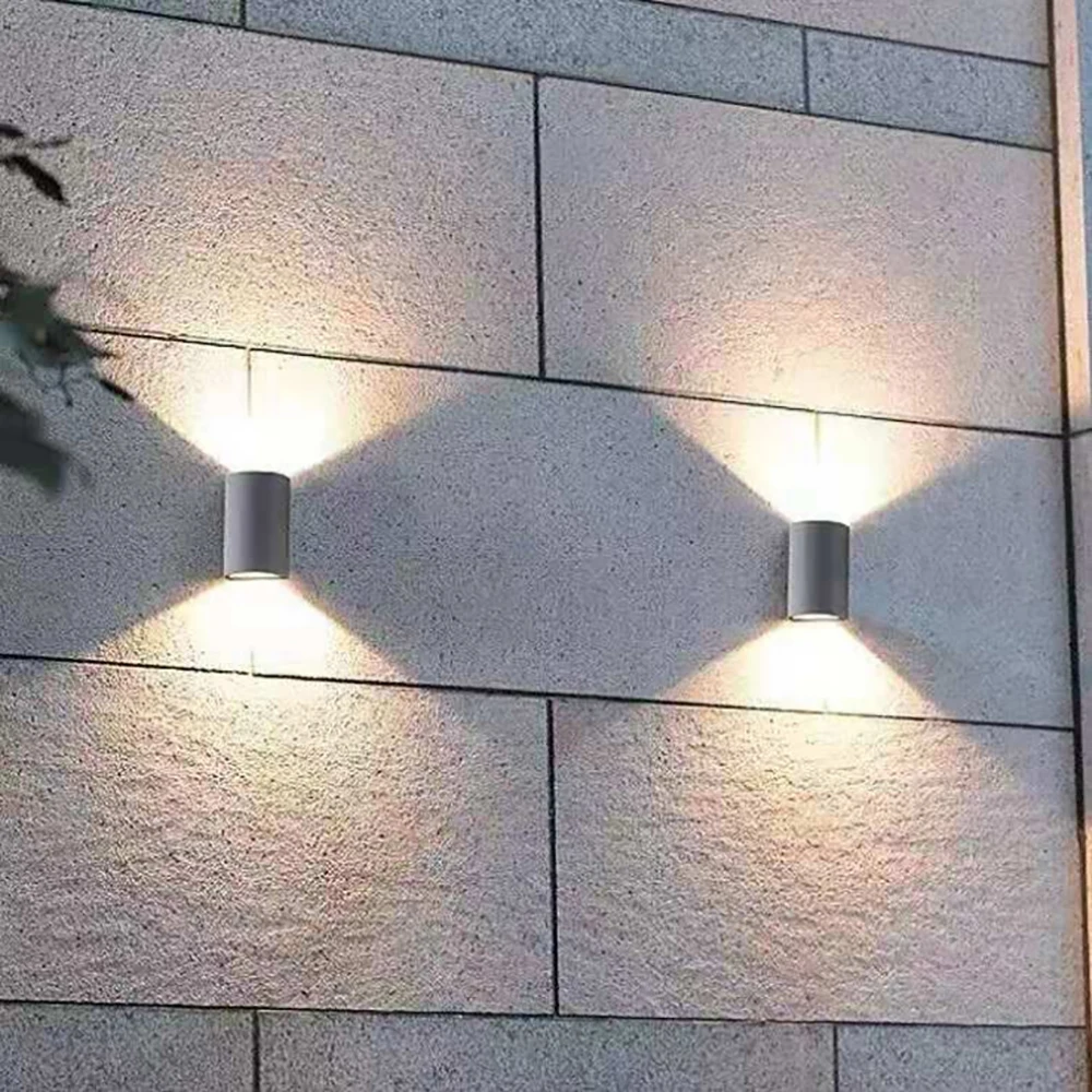 Outdoor Wall Light 2 Head Outside Up Down Sconce For House Patio Porch Garage Gate Balcony Yard Waterproof wall light