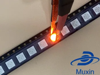 

500pcs SMD 5050 LED Chip Orange Ultra Bright LED Light Emitting Diode Lamp SMT Surface Mount Bead