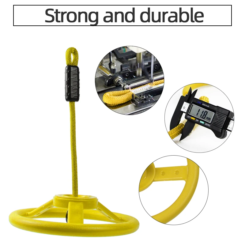 Kids Fitness Toys Outdoor Hanging Wheel Arm Strength Training Equipment Swings Line Training Accessory Kids Climbing Tool 4