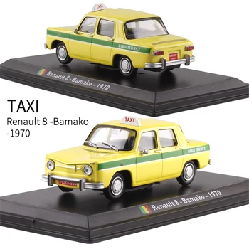 

LEO 1:43 Renault 8 Bamako 1970 Taxi Car Model Collection Model Car for Gift